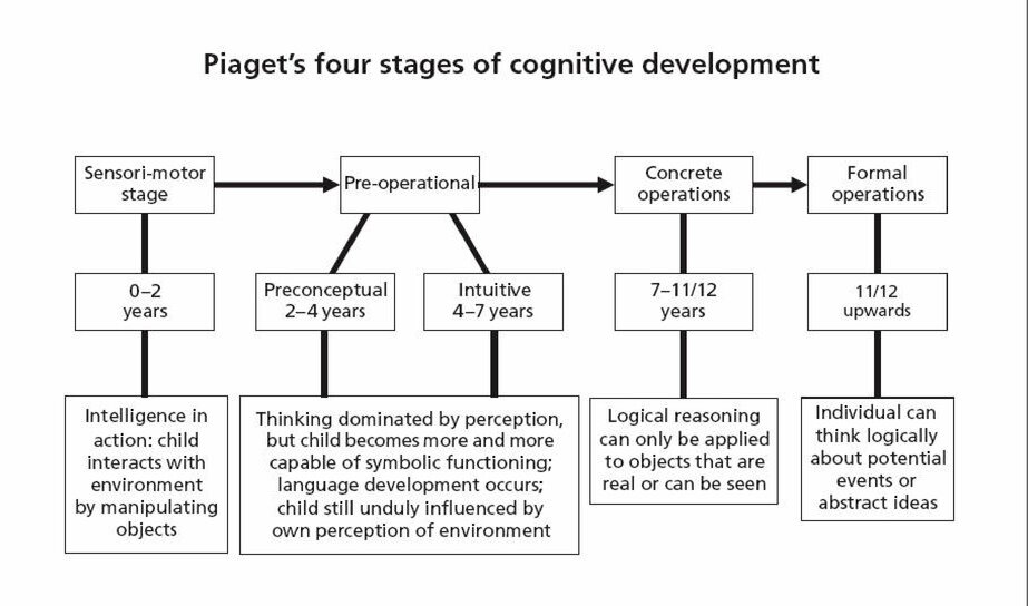 Piaget's 4 Stages